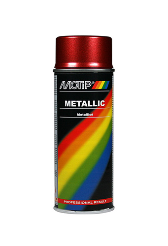 Spray Acryl Metallic Rood 400ml