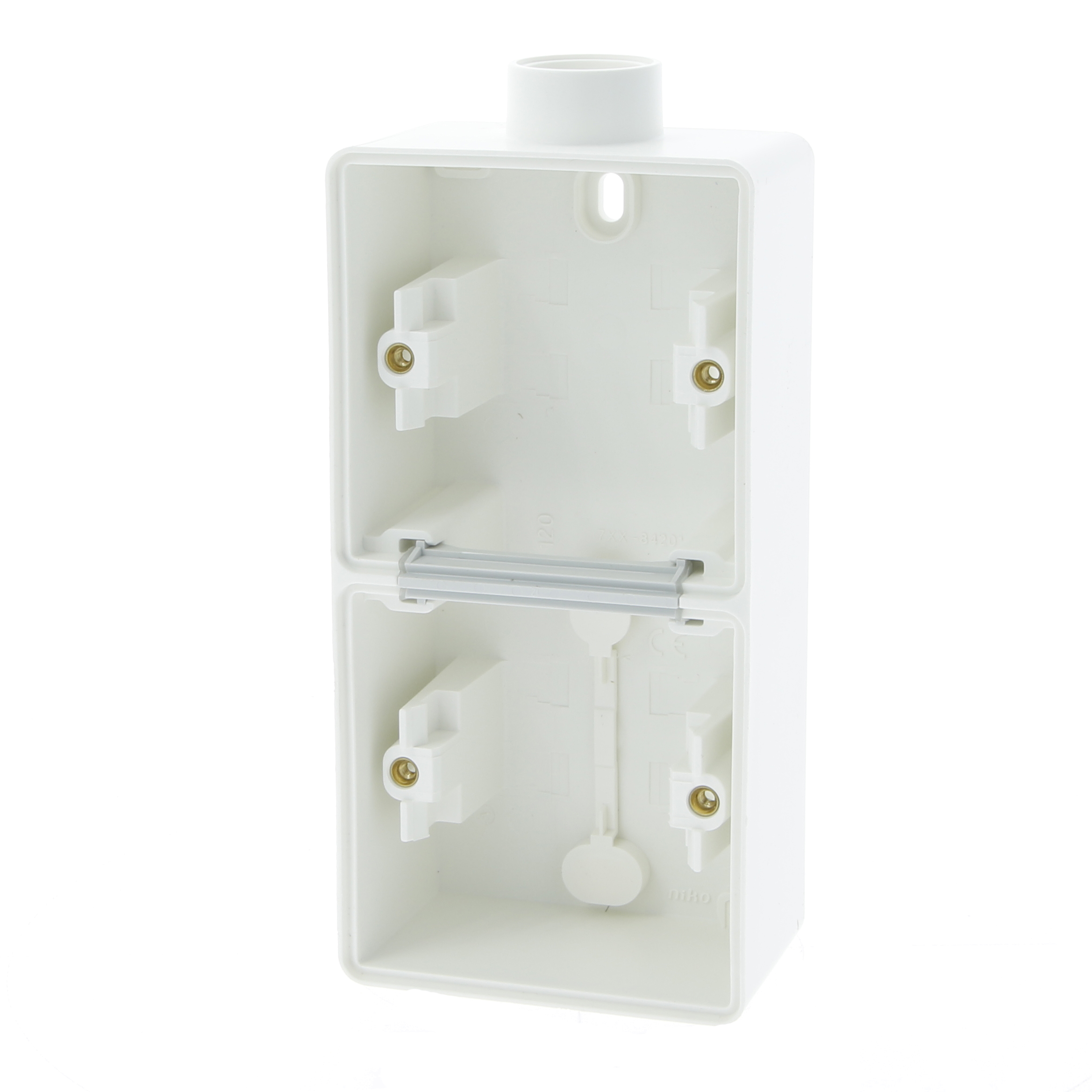 Boite Double 1 Entree New Hydro Blanc