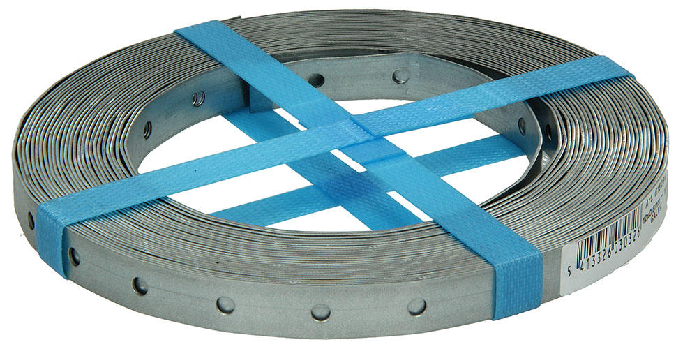 Geperforeerd Bandijzer Verzinkt 12mmx0,8mmx10m