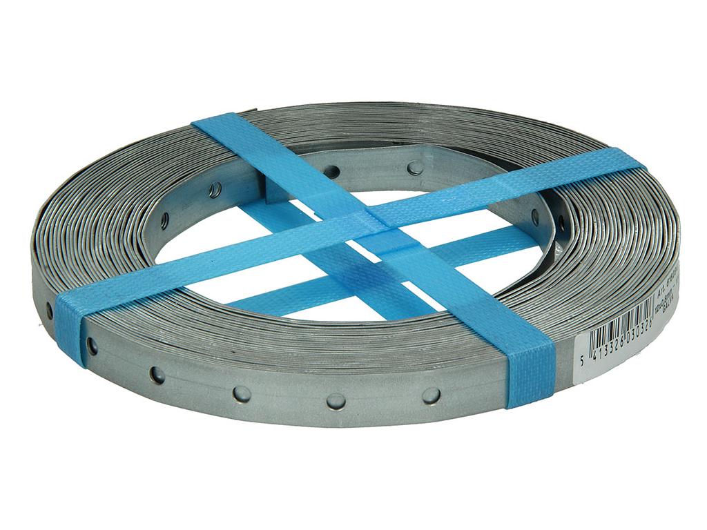 GEPERFOREERD BANDIJZER VERZINKT 12MMX0,8MMX10M