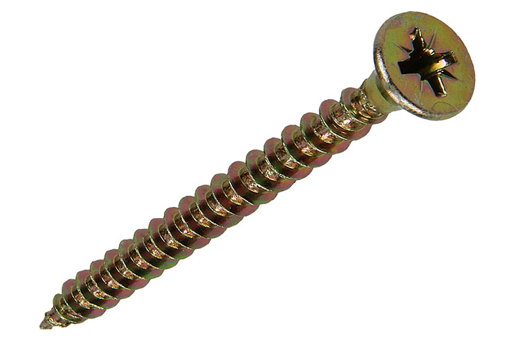 Spaanplaatschroeven Vz Kop Geel Vz 5,0x50mm - 250st