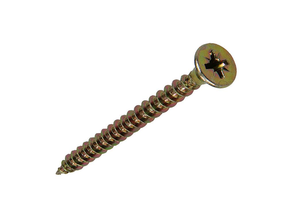 SPAANPLAATSCHROEVEN VZ KOP GEEL VZ 5,0X50MM - 250ST