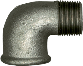 KNIESTUK 90°1/2'' MF VERZINKT