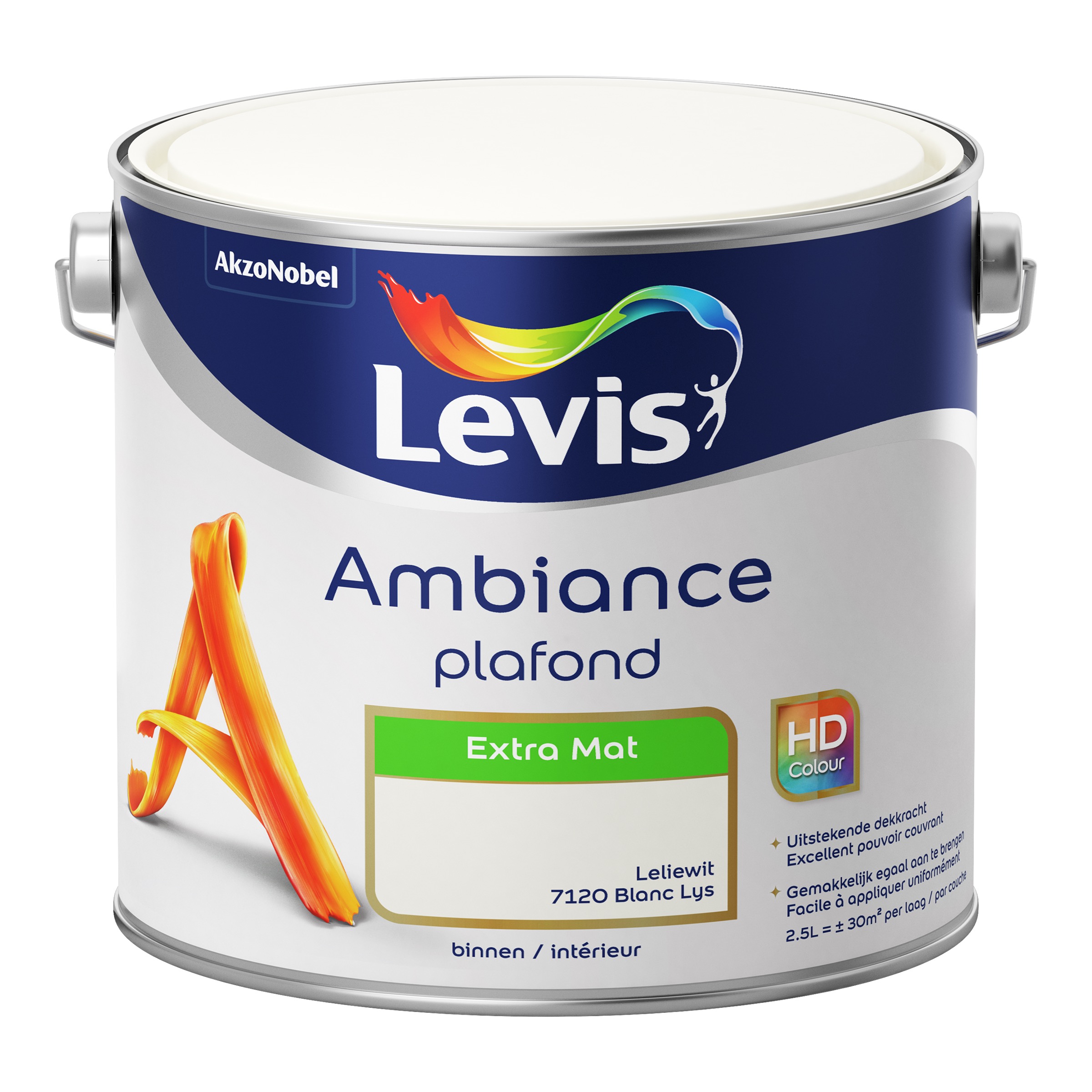 Plafondverf Ambiance Extra Mat Leliewit 2,5 L