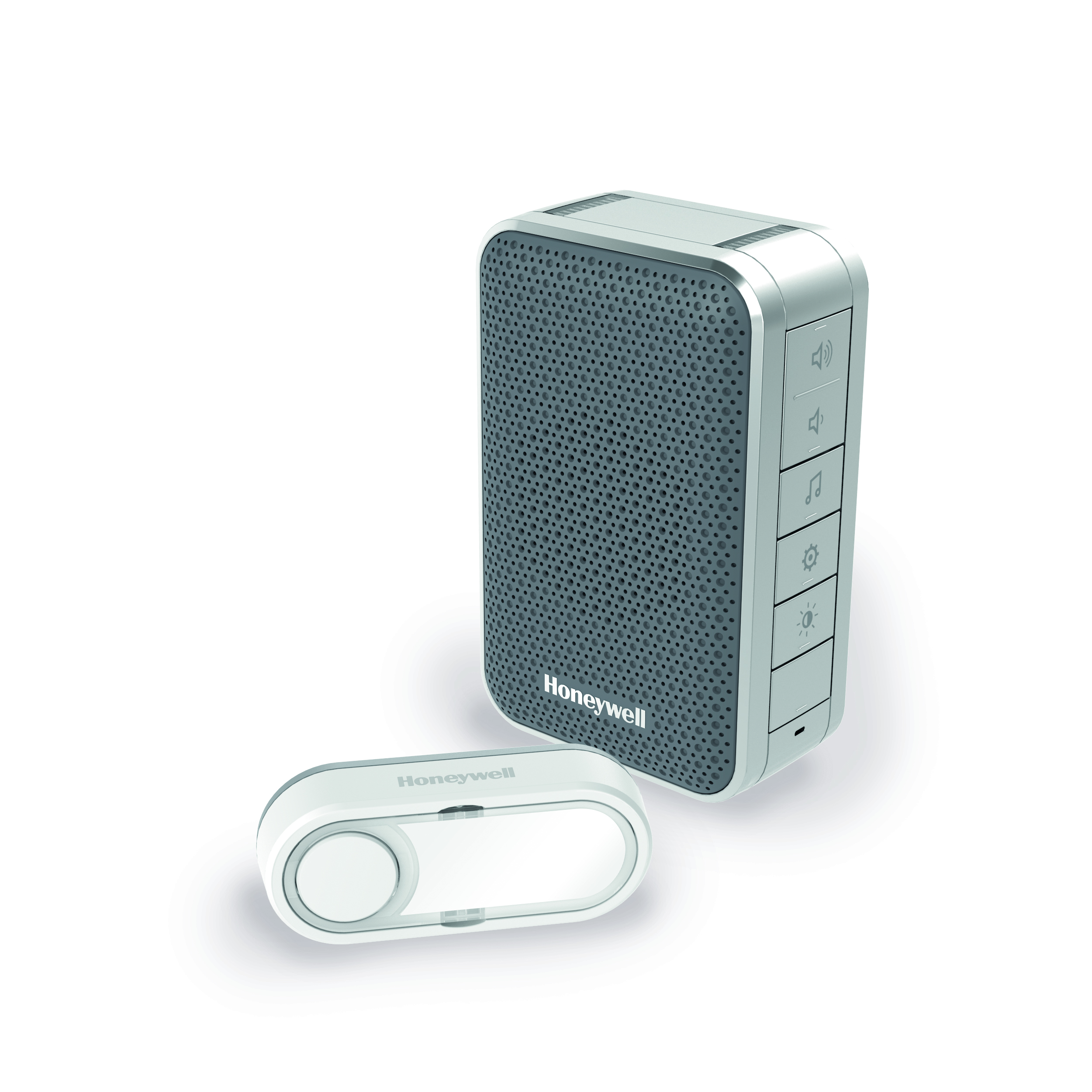 Draadloze Bel 84db 150m Grijs + Flash