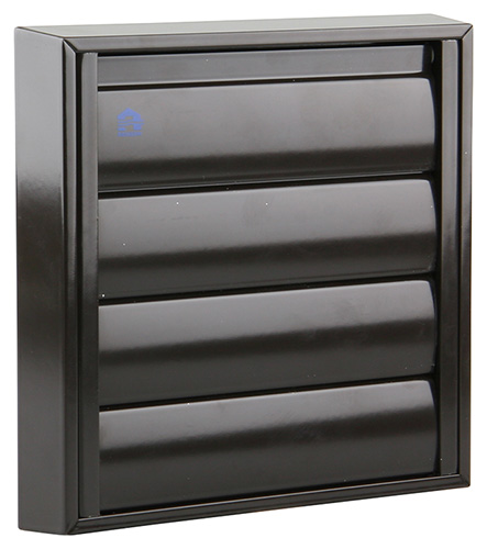 OPBOUW DAMPKAPROOSTER ALUMINIUM RAL 8019 173X173MM