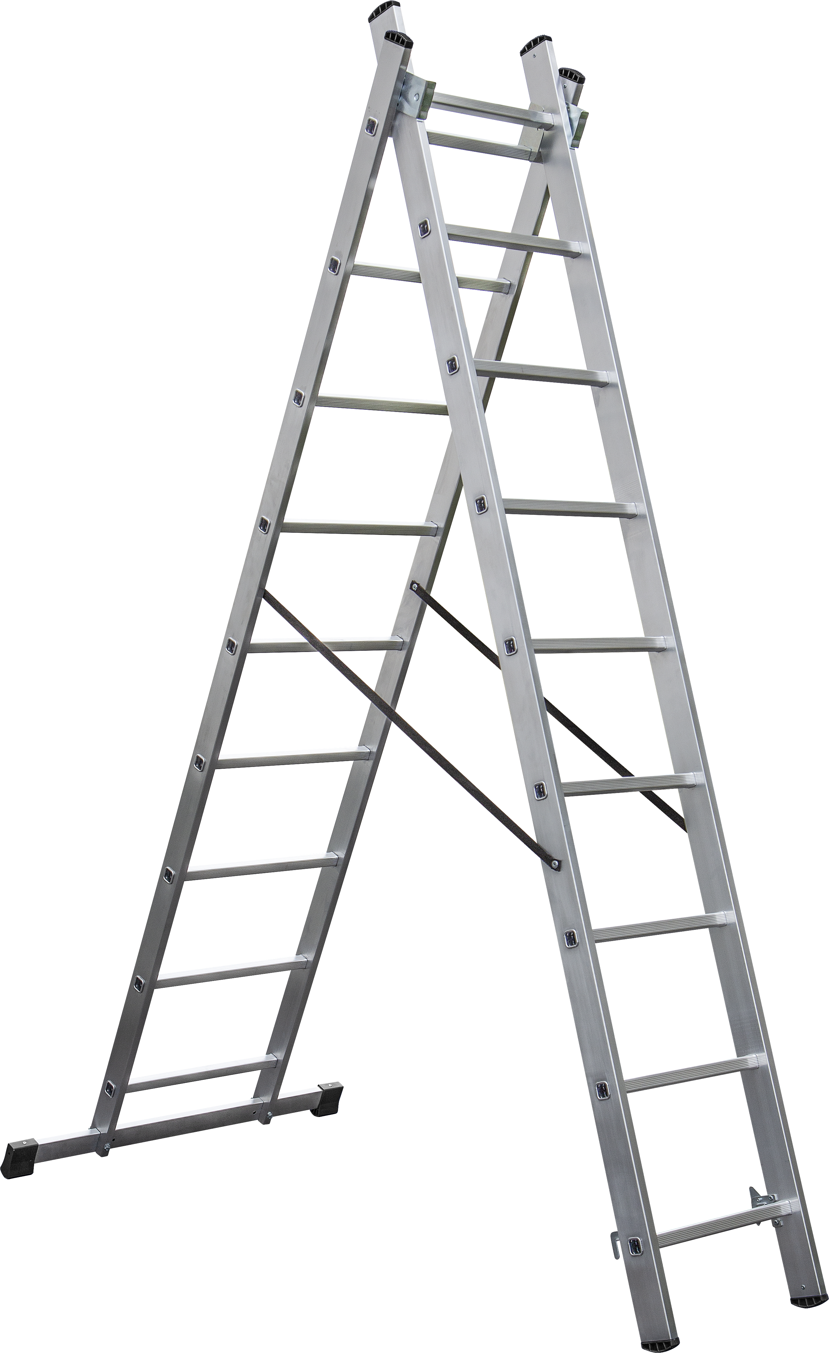 Ladder Reform Aluminium Stabilo Ii 3x7 Treden + Stabilisator