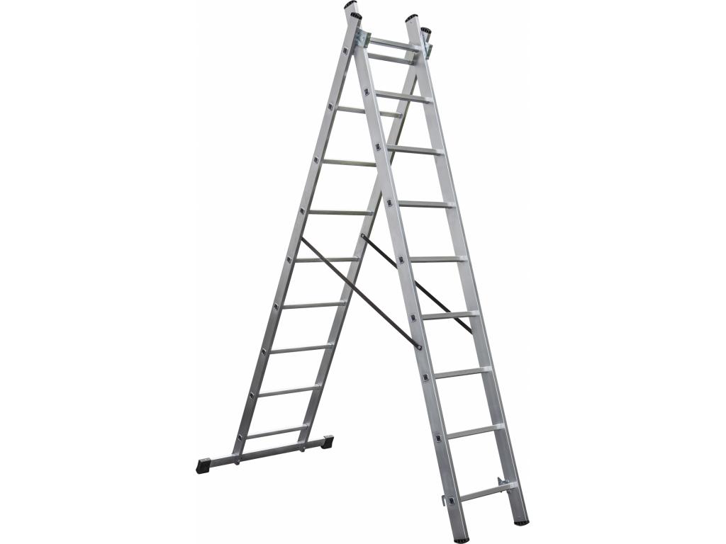LADDER REFORM ALUMINIUM STABILO II 3X7 TREDEN + STABILISATOR