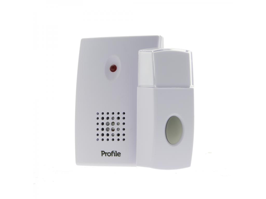 SONNETTE SANS FIL VIVACE 80DB 50M BLANC
