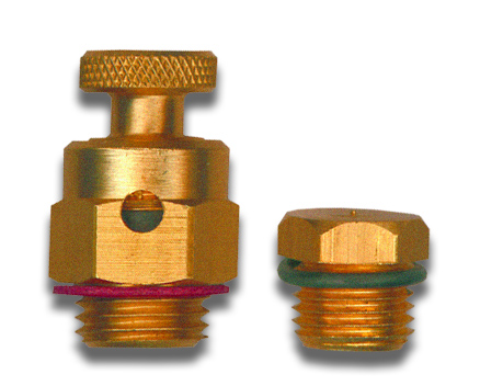 AFTAPKRAANTJE MET STOP 1/4'' MESSING