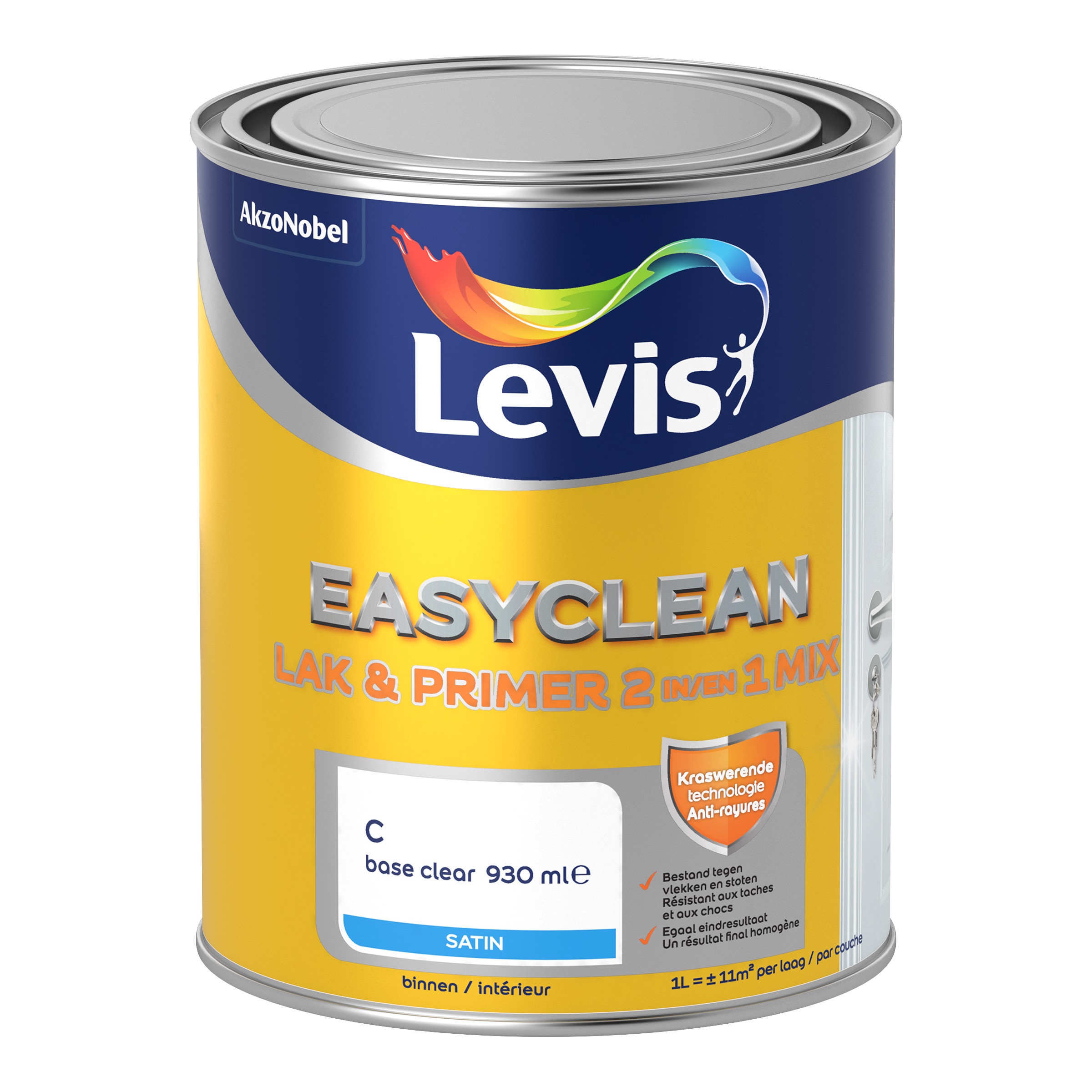 Lak Easyclean & Primer Satin Mm Base C 1 L