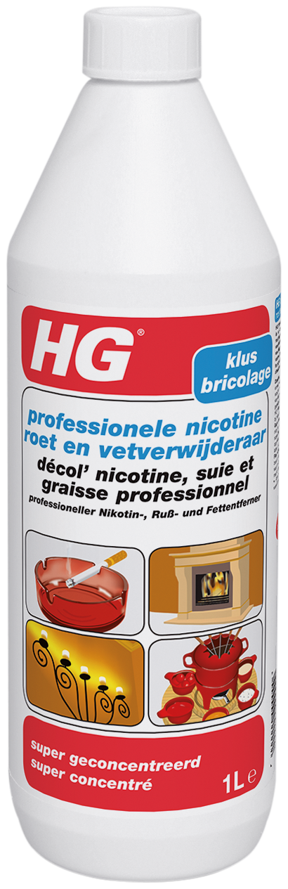 Hg Nicotine, Roet & Vetverwijderaar 1l