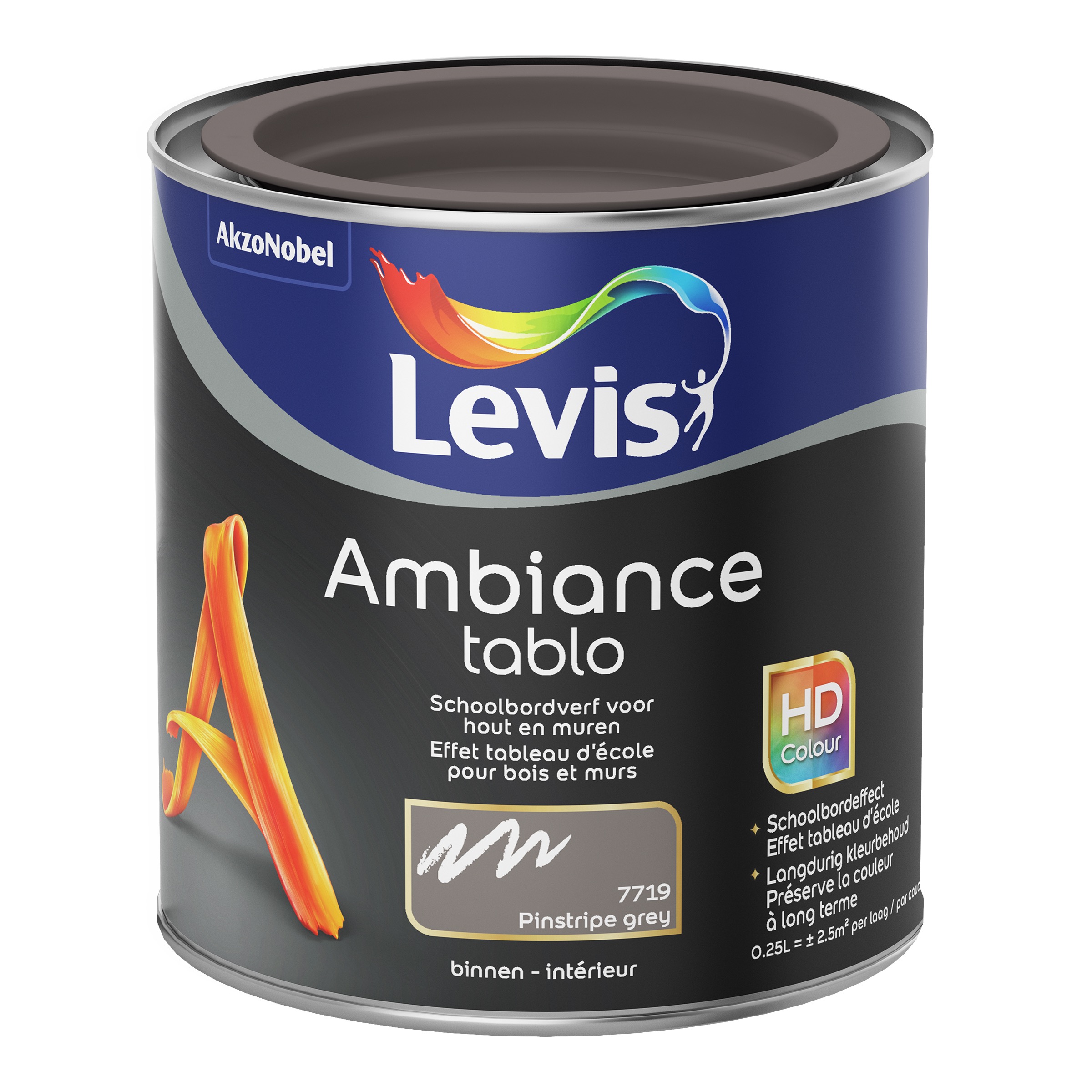 Muurverf Ambiance Tablo Pinstripe Grey Extra Mat 250 Ml