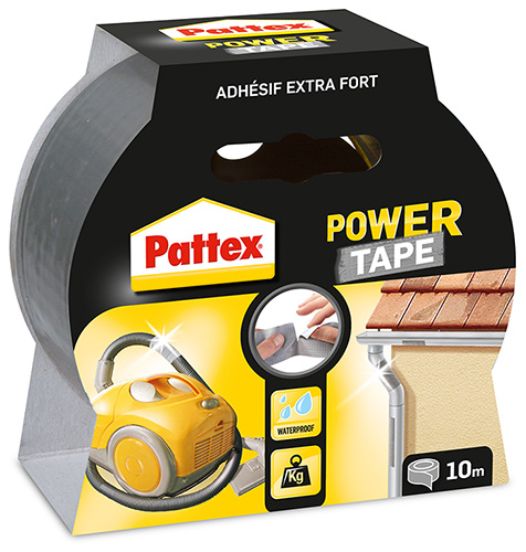 Power Tape Grijs 10mx50mm