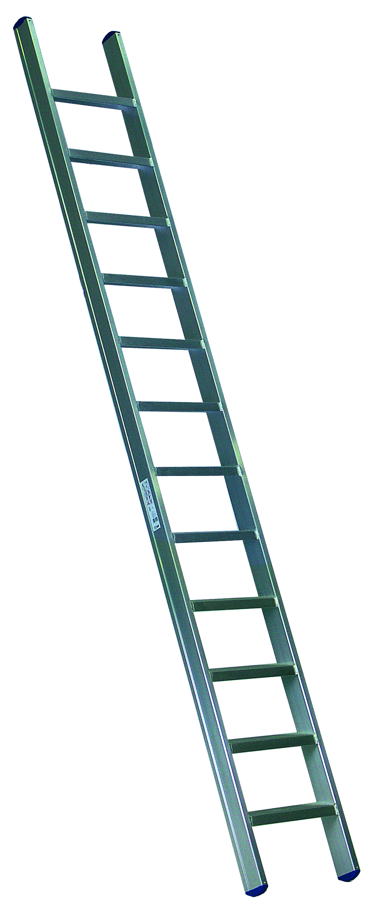 LADDER INDUSTRIËLE ALUMINIUM 10 TREDEN 80MM RECHT