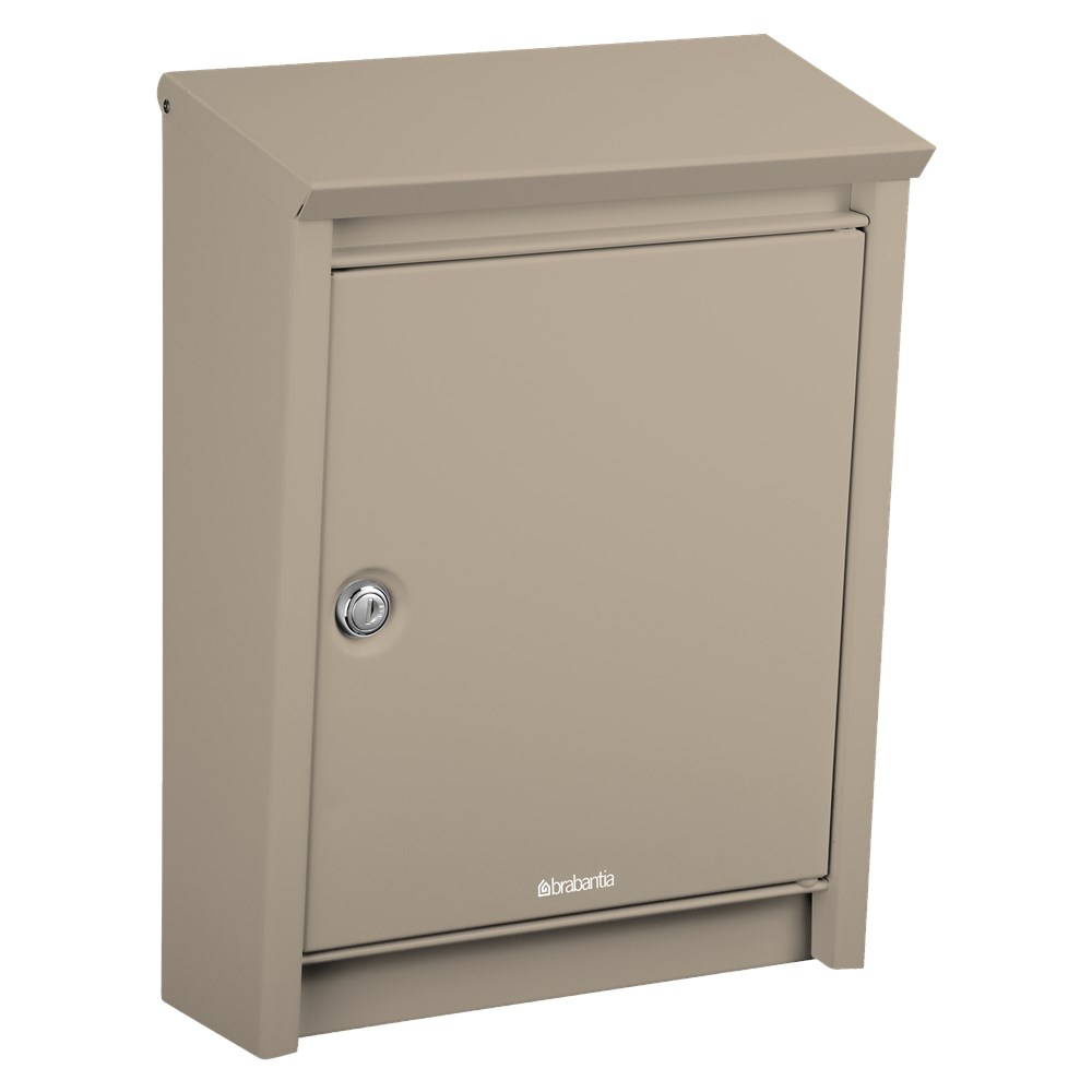 Brievenbus Staal Gelakt D110 Grijsbeige