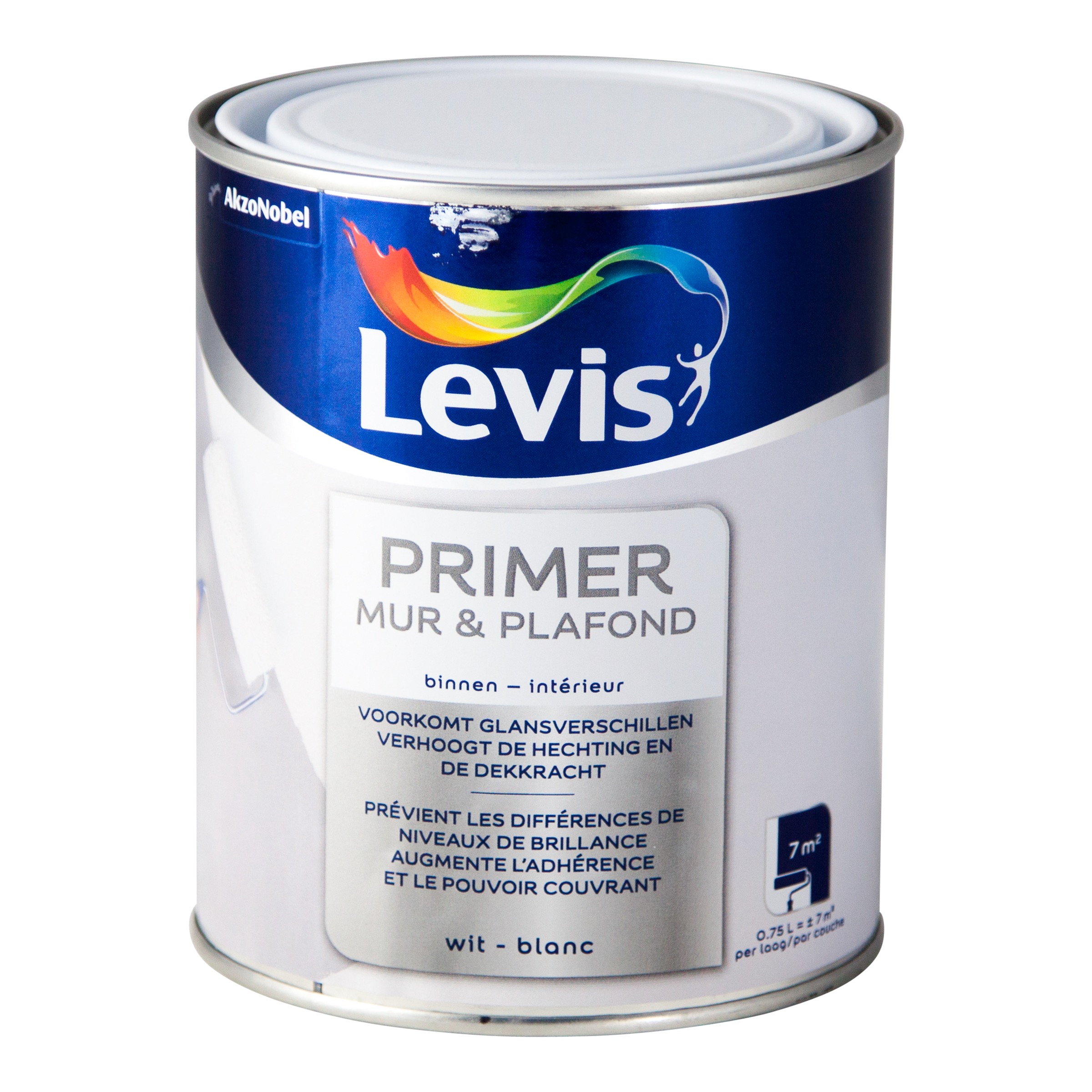 PRIMER MUR & PLAFOND WIT MAT 750 ML
