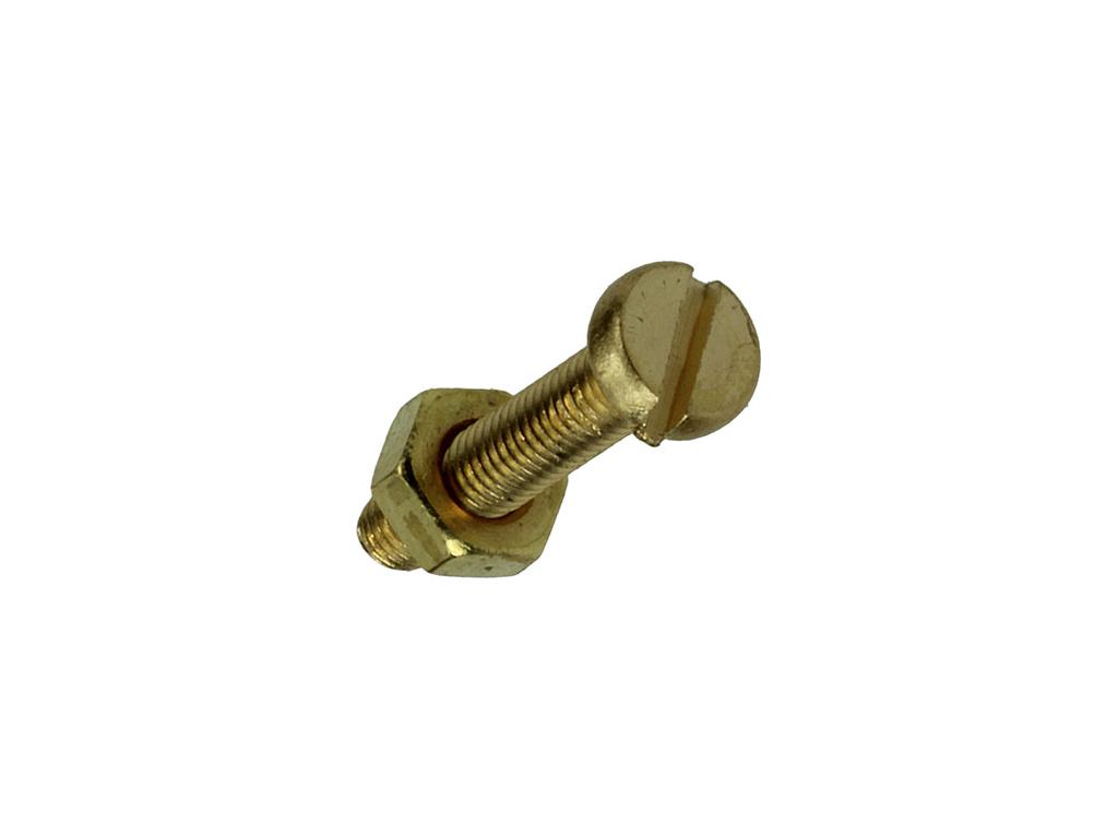 METAALSCHROEVEN CYL .KOP+MOER MESSING M3X16MM - 8ST
