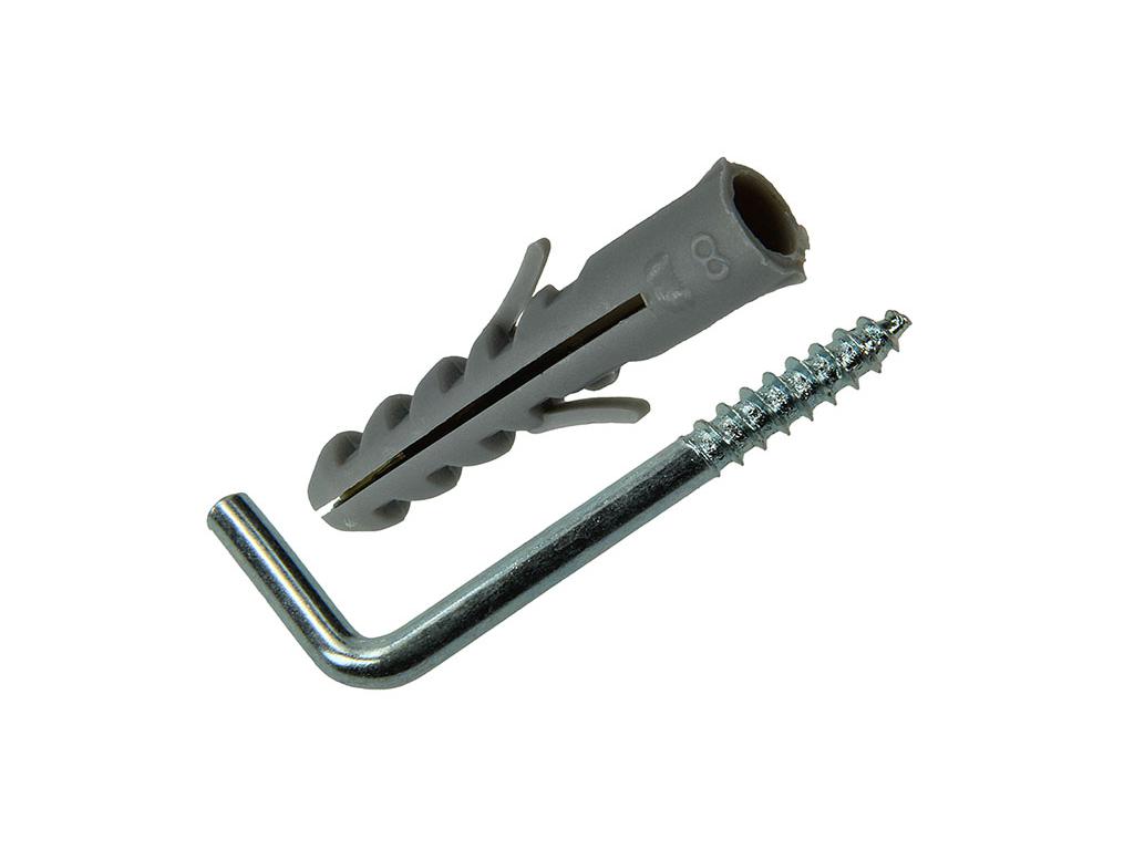 PLUGGEN POLYETHYLEEN 10MM+ CHROEFDUIM 6X60MM - 4ST