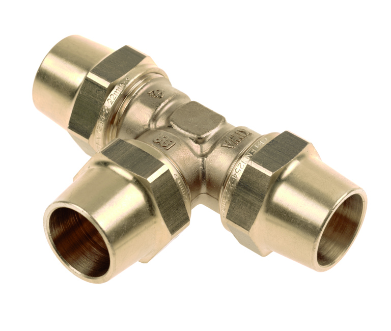 Gas-klemkoppeling T 22 Mm Messing