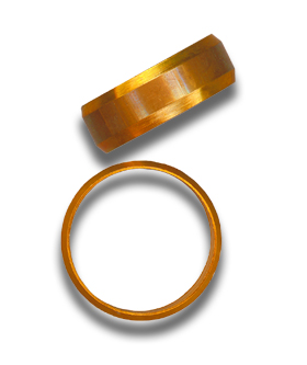 Klemring 10 Mm Messing - 2 Stks