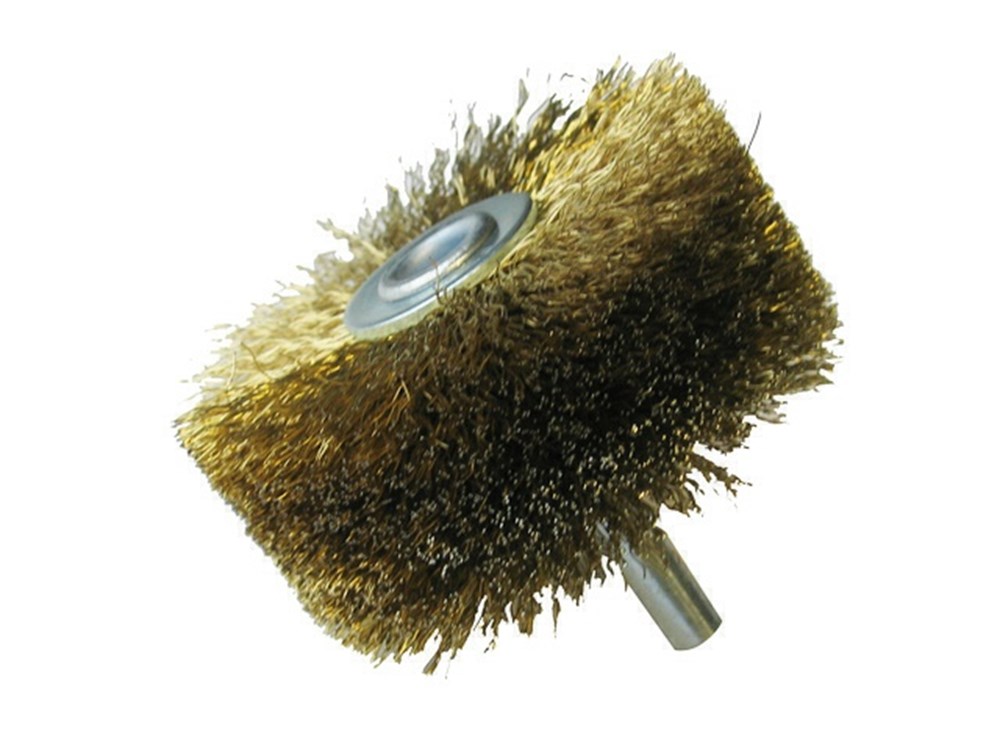 Houtstruktuurborstel Rusticord ø80mm Stift D6