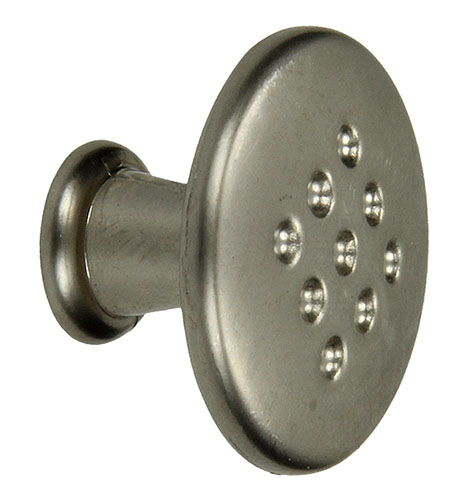 MAT VERNIKKELDE MEUBELKNOP DECOR OP VOET 14MM Ø30MM