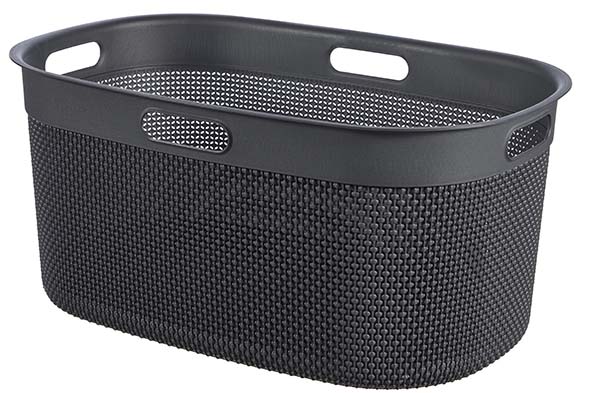 Panier à Linge Filo Gris Foncé 45l 59x39