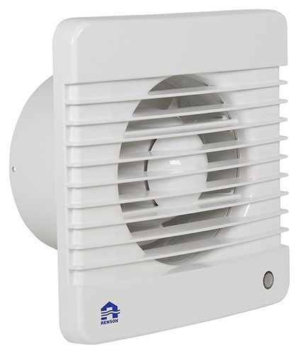 Standaard Mechanische Ventilator 7100 Wit ø 100 160x135mm
