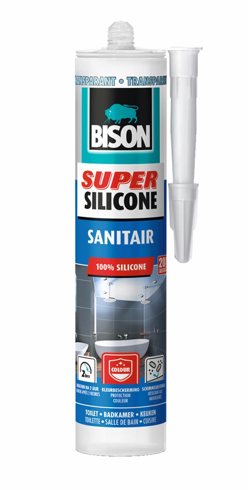 Mastic Silicone Super Sanitaire Transparent 300ml