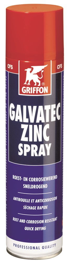 Peinture Antirouille Galvatec Zinc Spray 400ml