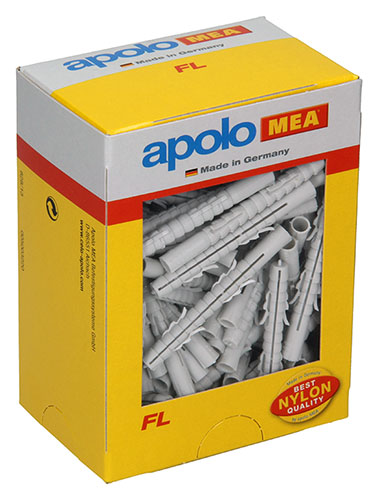 Pluggen Nylon Lang ø6x60mm - 100st