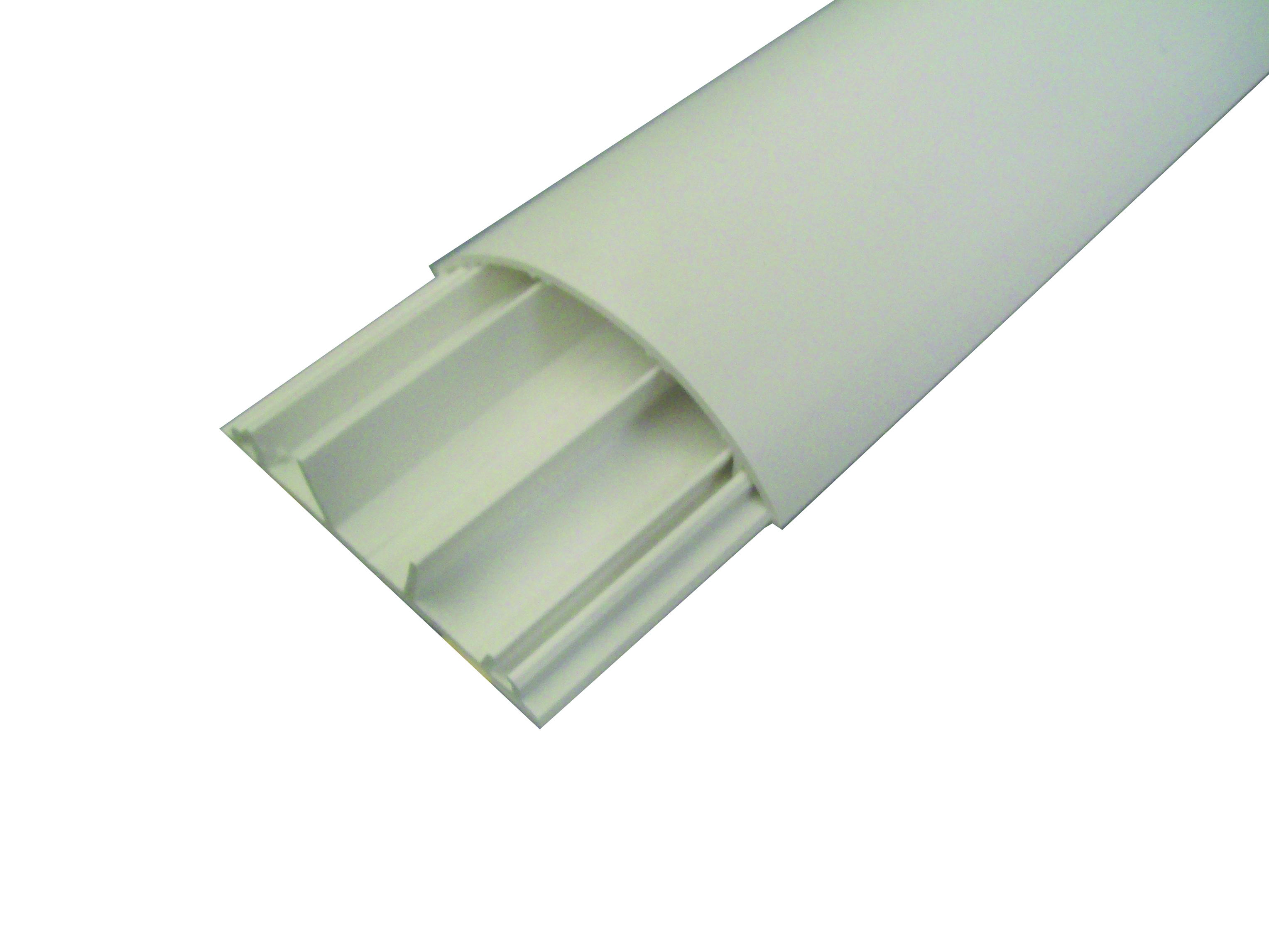 KIT KABELBAAN LCD 70X18X750MM 3 COMPARTIMENTEN WIT