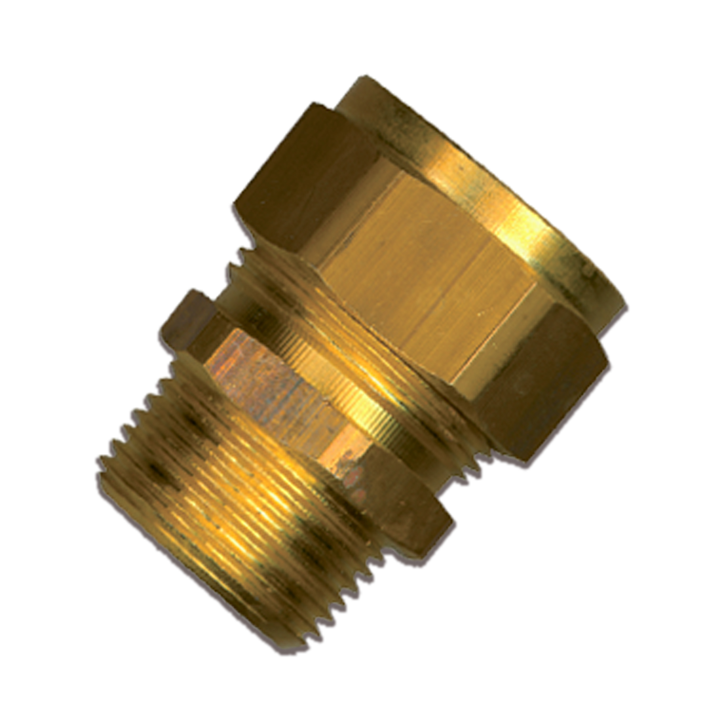 KLEMKOPPELING RECHT 3/8'' M X 15 MM MESSING