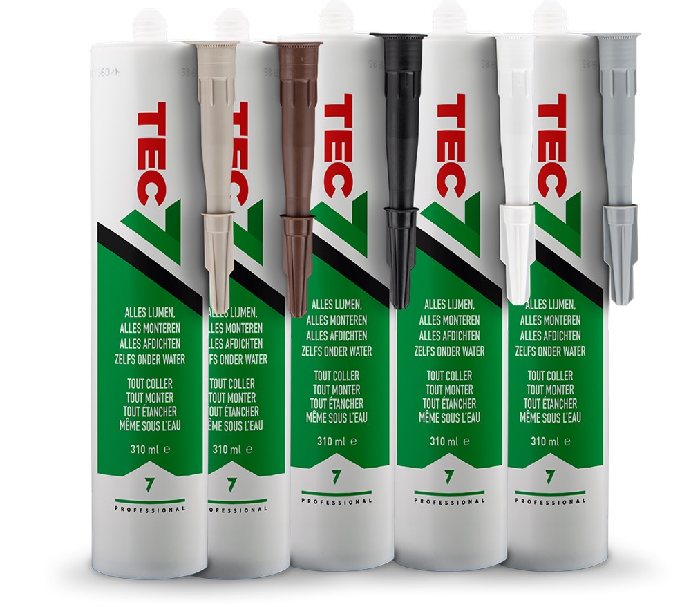 Mastic-colle Tec7 310ml Noir