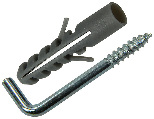 Pluggen Polyethyleen 8mm+ Chroefduim 5x50mm - 4st