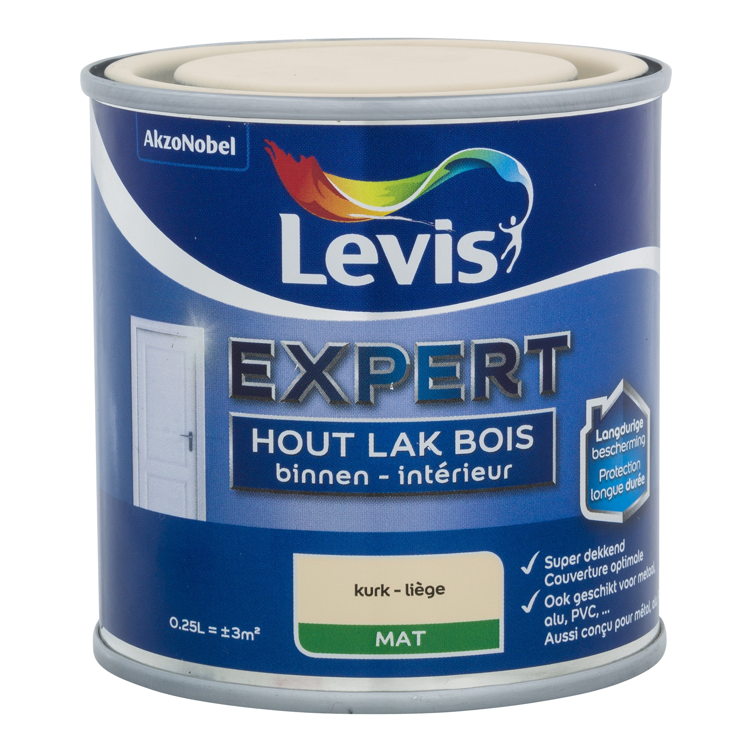 Laque Expert Bois Intérieur Mat 250 Ml Liège
