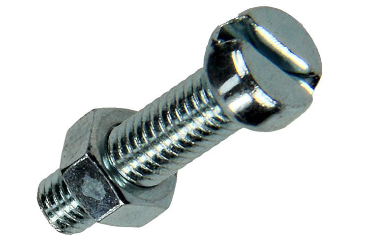 Metaalschroeven Cyl. Kop+moer Verz. M5x20mm - 15st
