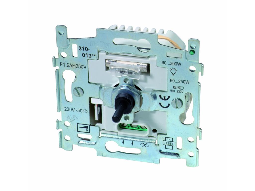SOKKEL RESISTIEVE DRAAIKNOPDIMMER 300W