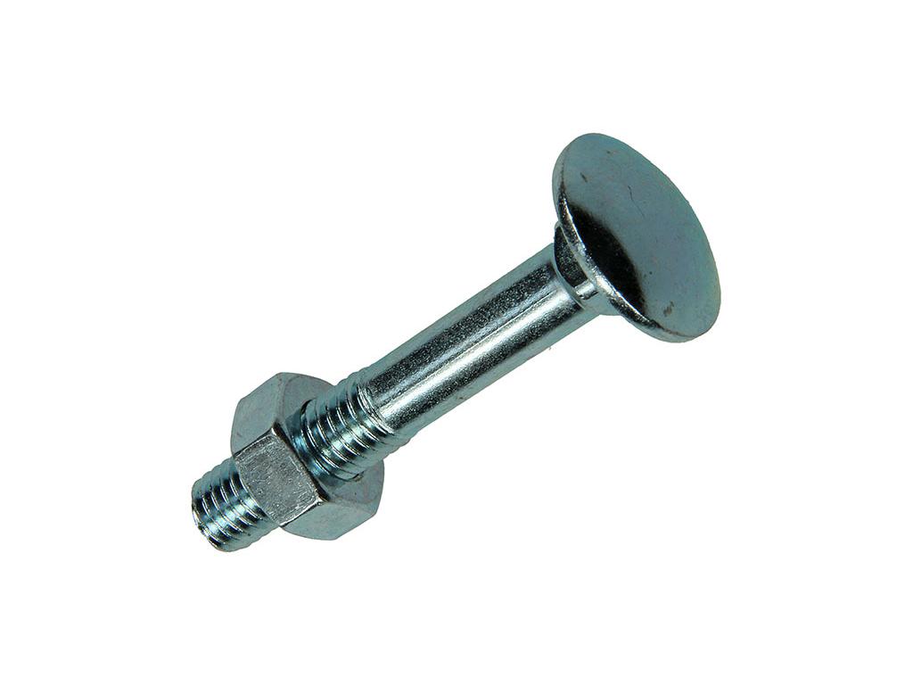 HOUTBOUTEN+MOEREN VERZINKT M10X60MM - 2ST
