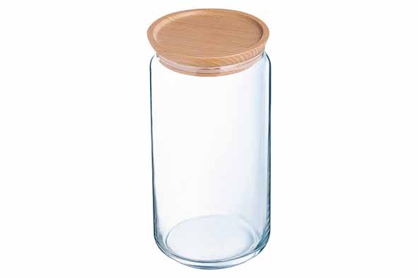 Voorraadpot Pure Jar Houten Deksel 1.50l