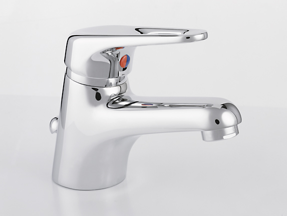 WASTAFELMENGKRAAN TERRA MET AUTOMATISCHE SLUITING VERCHROOMD