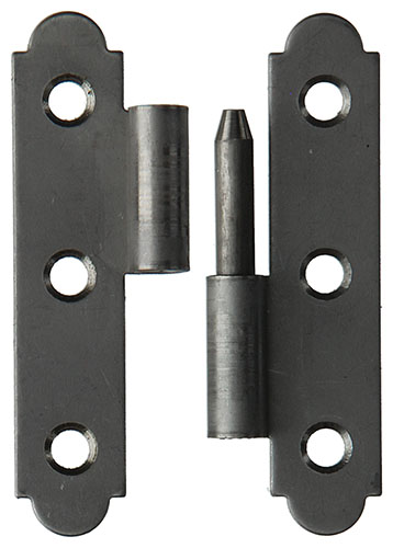 SPAANSE PAUMELLEN RVS RECHTS 80MM - 2ST