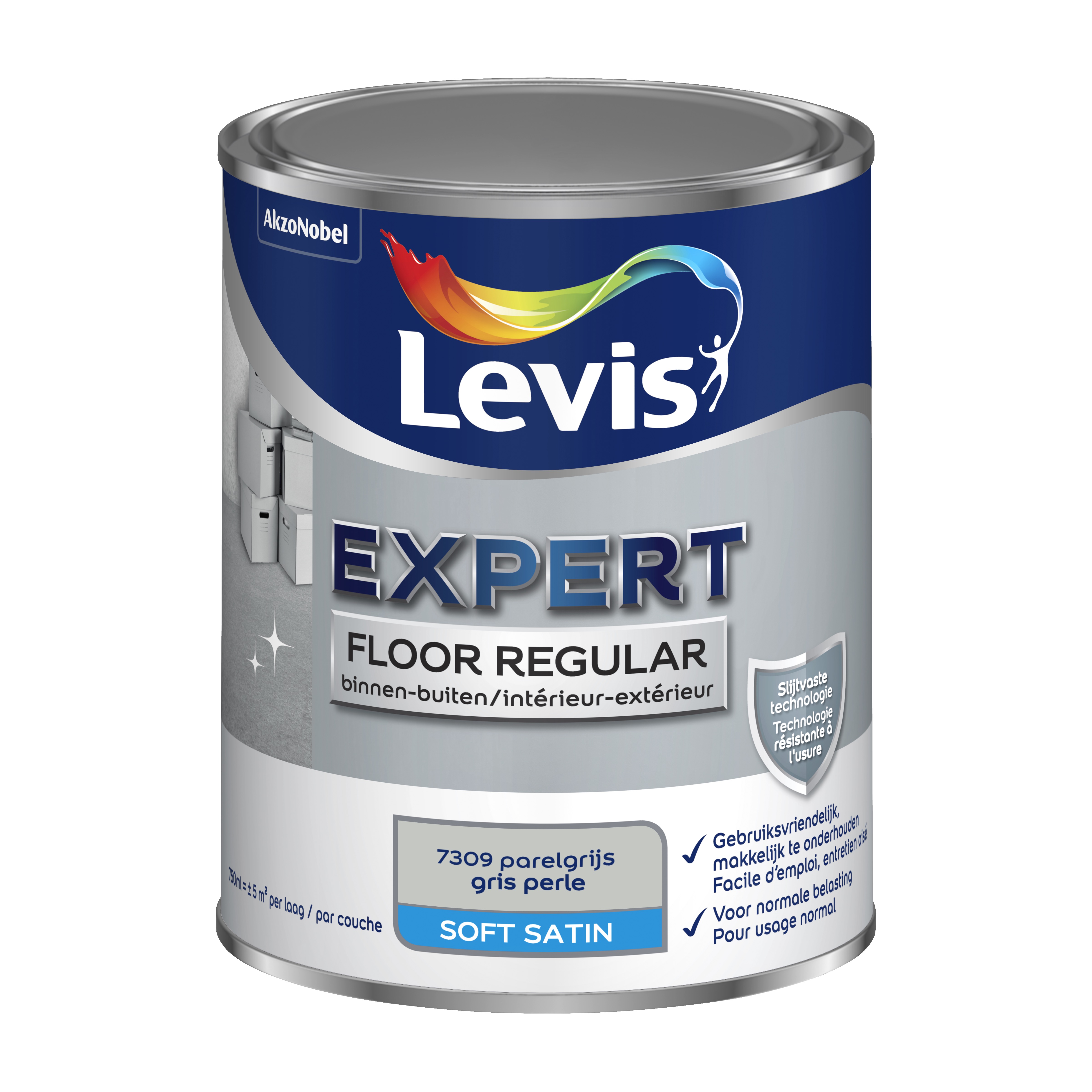 VLOERVERF FLOOR REGULAR PARELGRIJS 750 ML