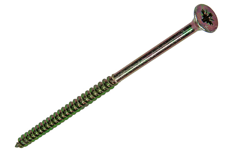 Spaanplaatschroeven Vz Kop Geel Vz 5,0x100mm - 100st