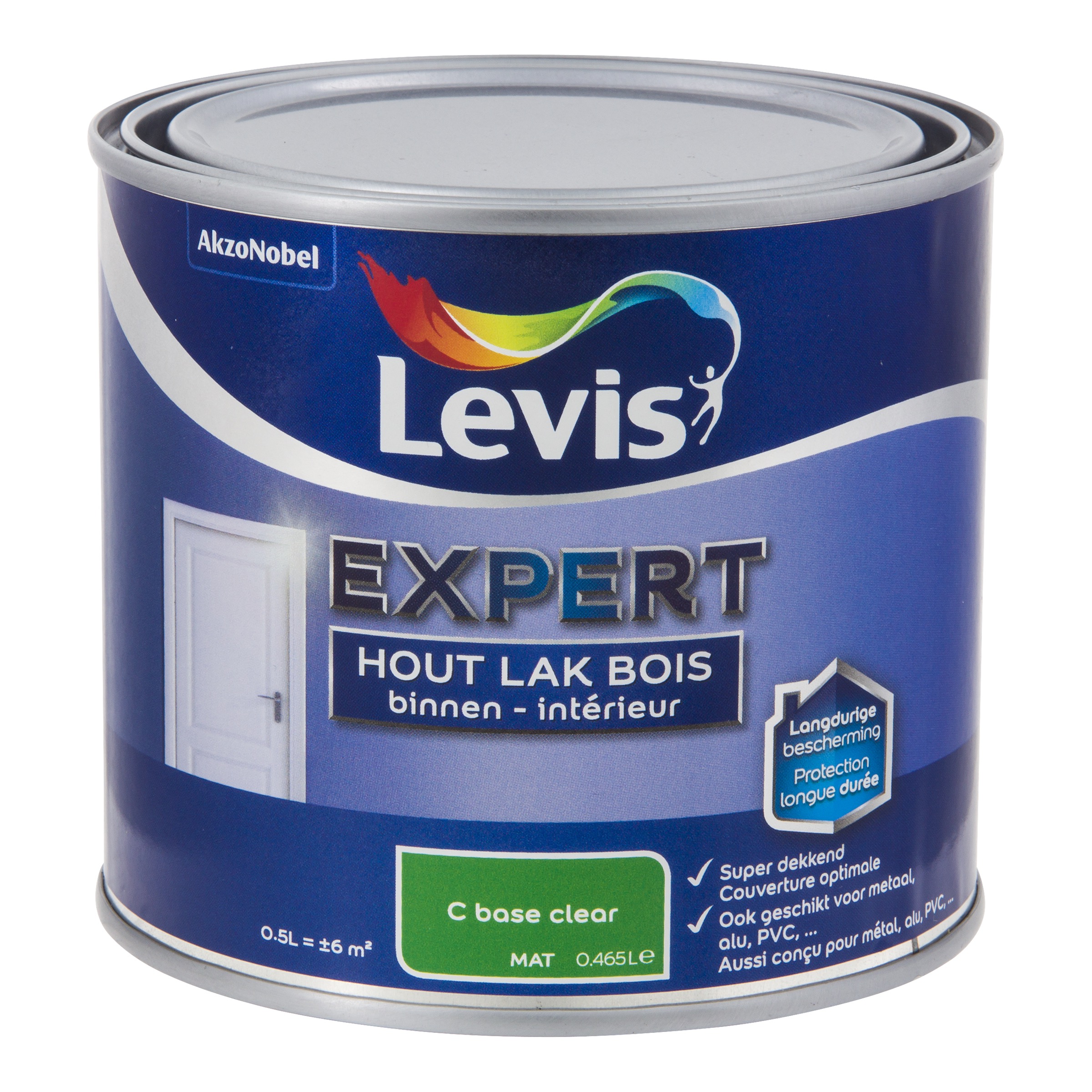 LAK EXPERT HOUT BINNEN MAT MIX 500 ML CLEAR