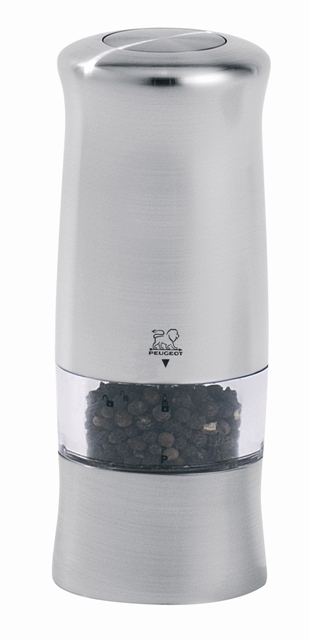 ELEKTRISCHE PEPERMOLEN ZELI 14CM ABS CHROOM