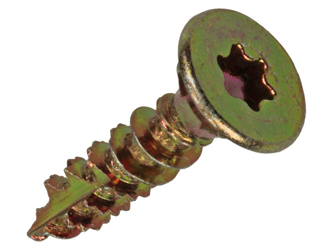 Spaanplaatschroeven Vz Kop-zelfb. Geelverz. 4,5x20mm - 24st