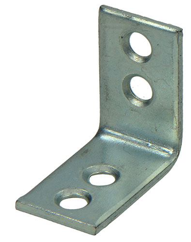 Geplooide Winkelhaken Verzinkt 25x25x15x2mm - 4st