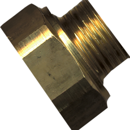 VERLOOPNIPPEL 3/8'' F X 1/4'' M MESSING